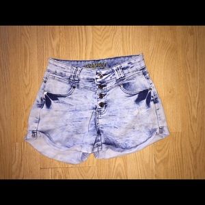 Tie dye shorts